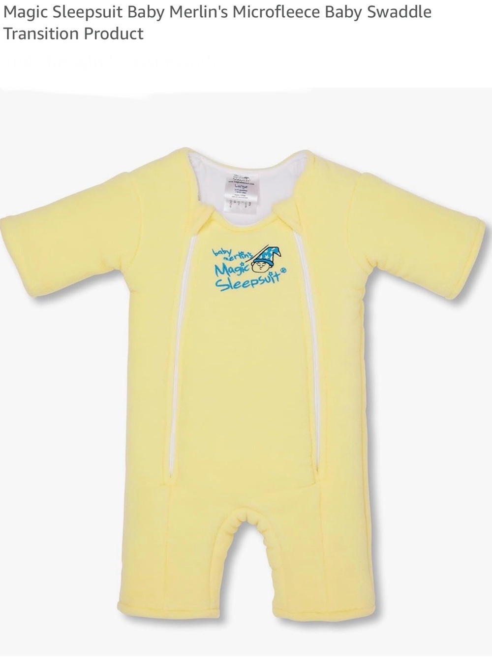Magic Sleepsuit Microfleece One-Piece in Yellow